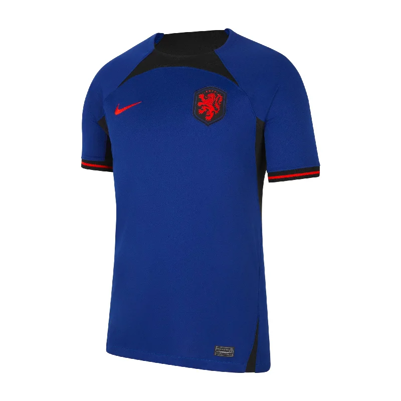 Football Jersey For Handmade Gifts-Nike Men's Netherlands 2022/23 Away Jersey Deep Royal/Black