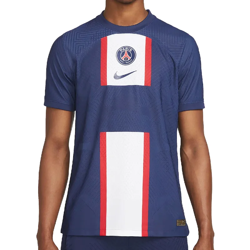 Football Jersey With TV Parties-Nike Men's PSG 2022/23 Dri-FIT ADV Home Jersey Midnight Navy/White