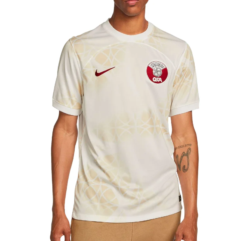 Football Jersey For Forum Debates-Nike Men's Qatar 2022/23 Away Jersey White/Desert Maroon