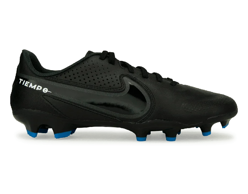 Football Jersey For Outdoor Games-Nike Men's Tiempo Legend 9 Academy FG/MG Black/White