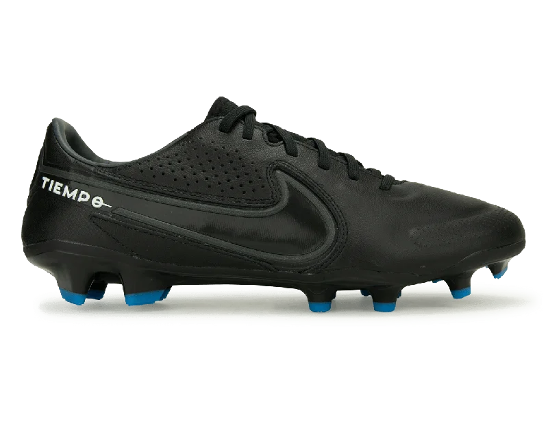 Football Jersey For Streetwear-Nike Men's Tiempo Legend 9 Pro FG Black/Smoke Grey