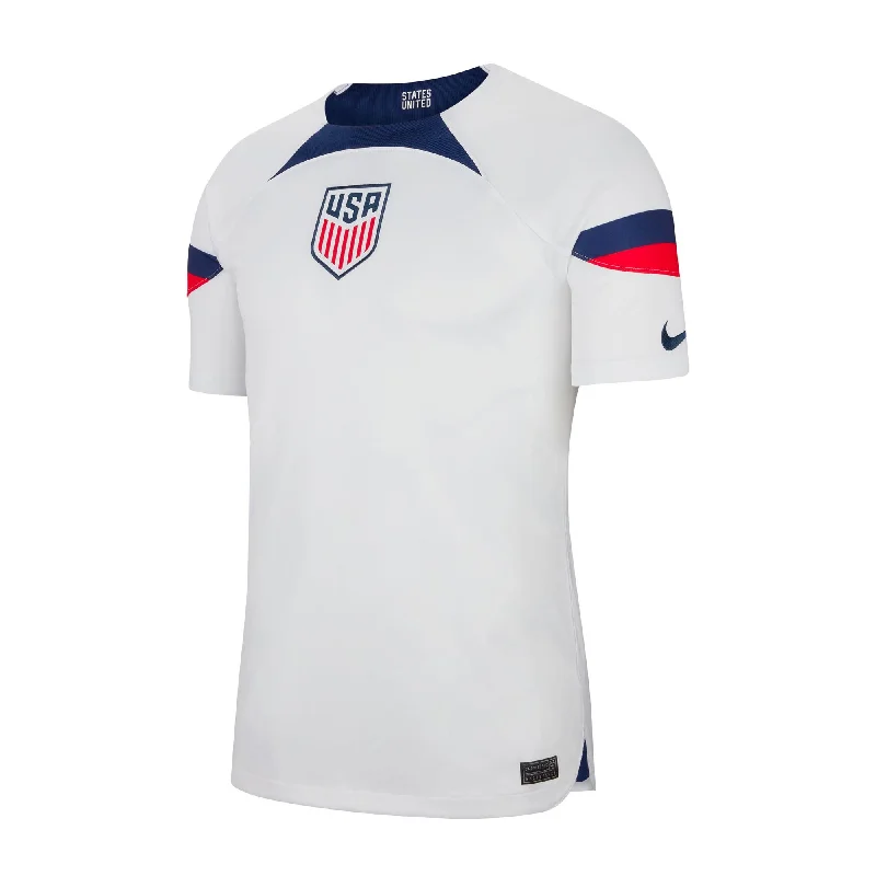 Football Jersey With Passion Prints-Nike Men's USA 2022/23 Home Jersey White/Loyal Blue