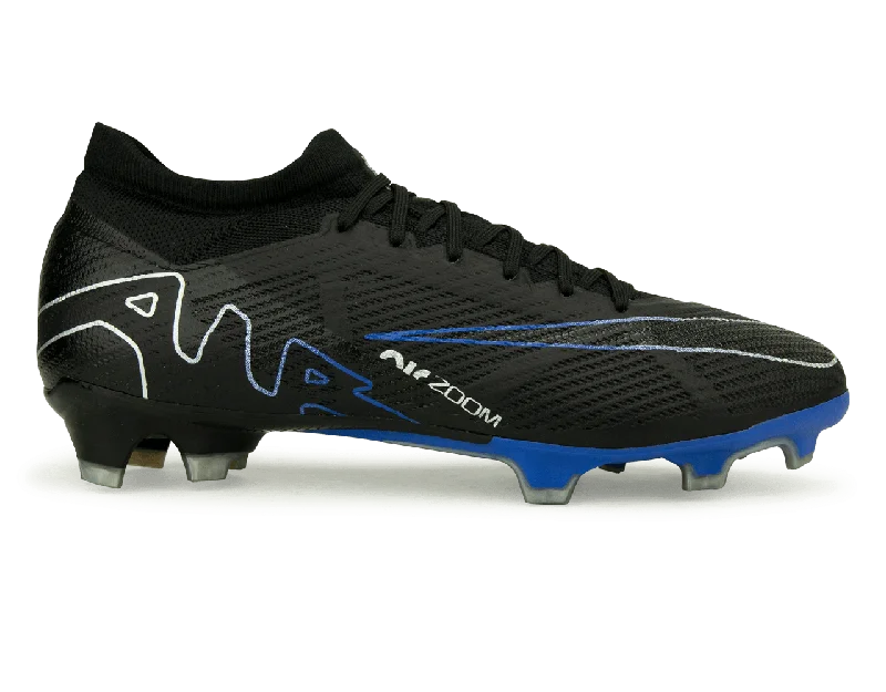 Football Jersey For Everyday Wear-Nike Men's Zoom Mercurial Vapor 15 Pro FG Black/Blue