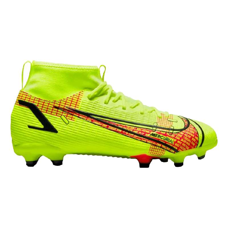 Football Jersey With Odor Control-Nike Mercurial Superfly 8 Academy Youth Multi-Ground Cleats