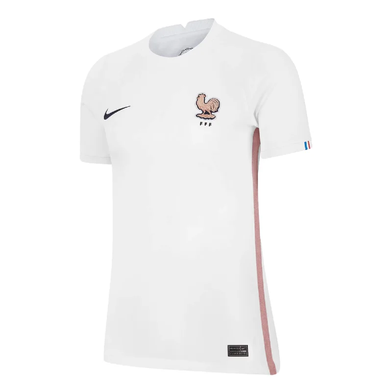 Football Jersey With Snow-Ready Design-Nike Women's France 2022 Away Jersey White/Pink