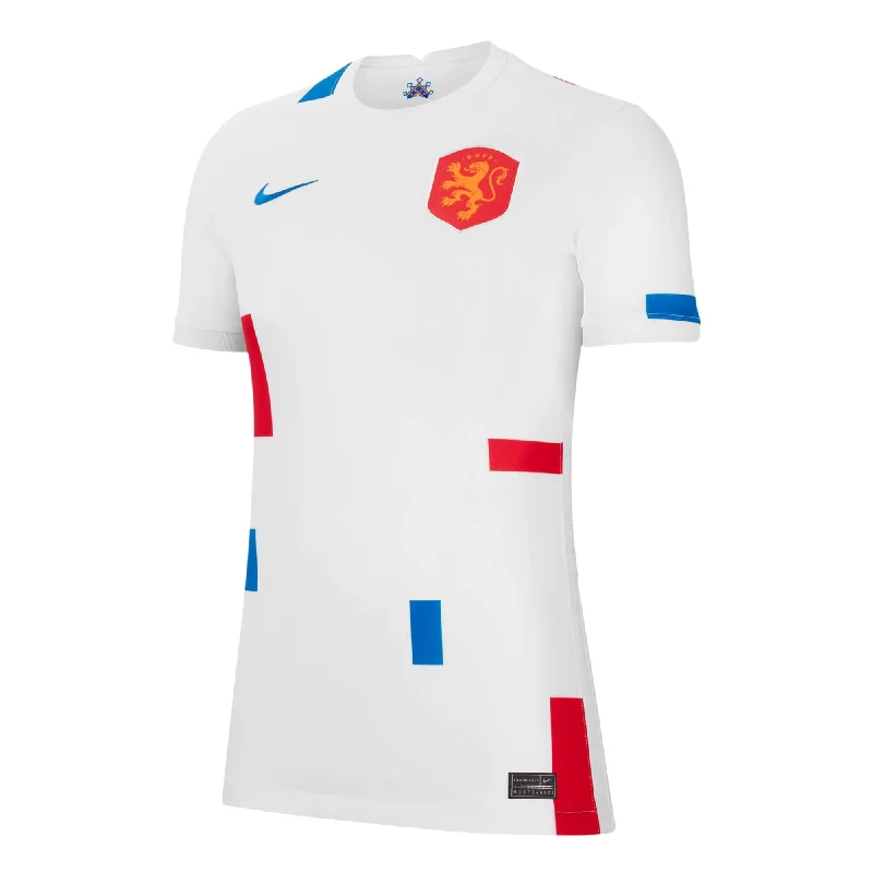 Football Jersey With Heat Resistance-Nike Women's Netherlands 2022/23 Away Jersey White/Soar