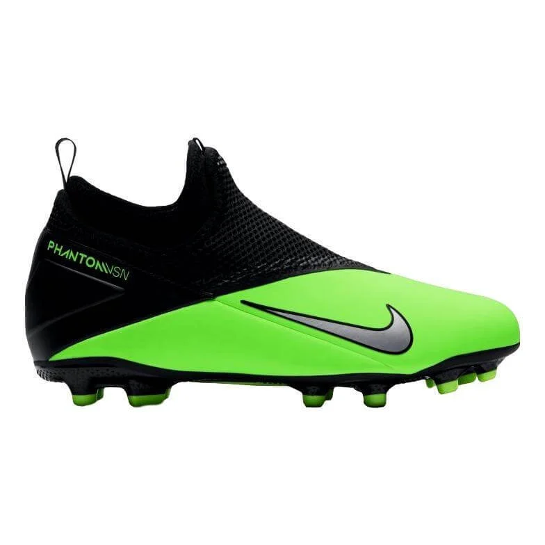 Football Jersey With High-Tech Fabric-Nike Youth Phantom Vision 2 Academy Df Multi-Ground Cleats