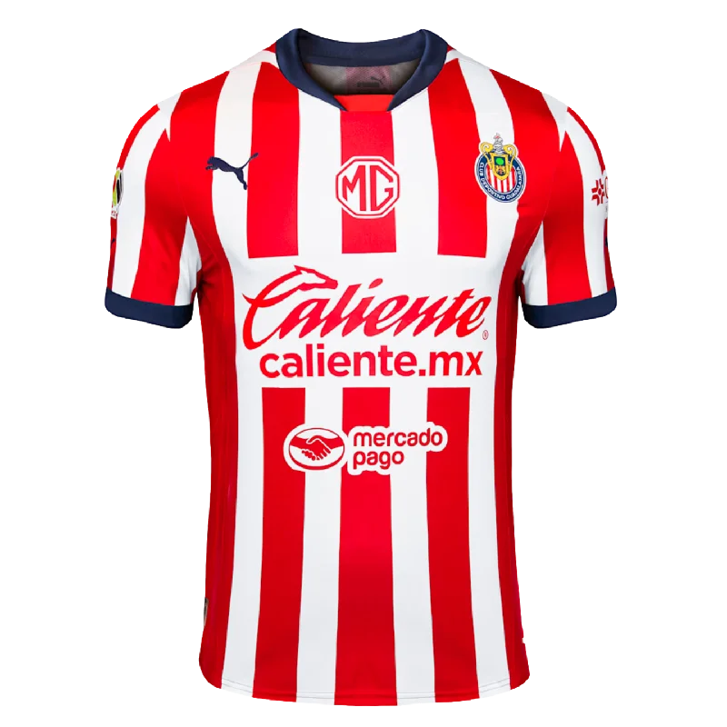 Football Jersey For Hipster Fans-Puma Chivas 24/25 Authentic Home Jersey