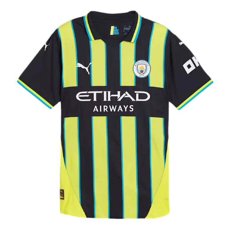 Football Jersey For Cultural Roots-Puma Manchester City 24/25 Authentic Away Jersey