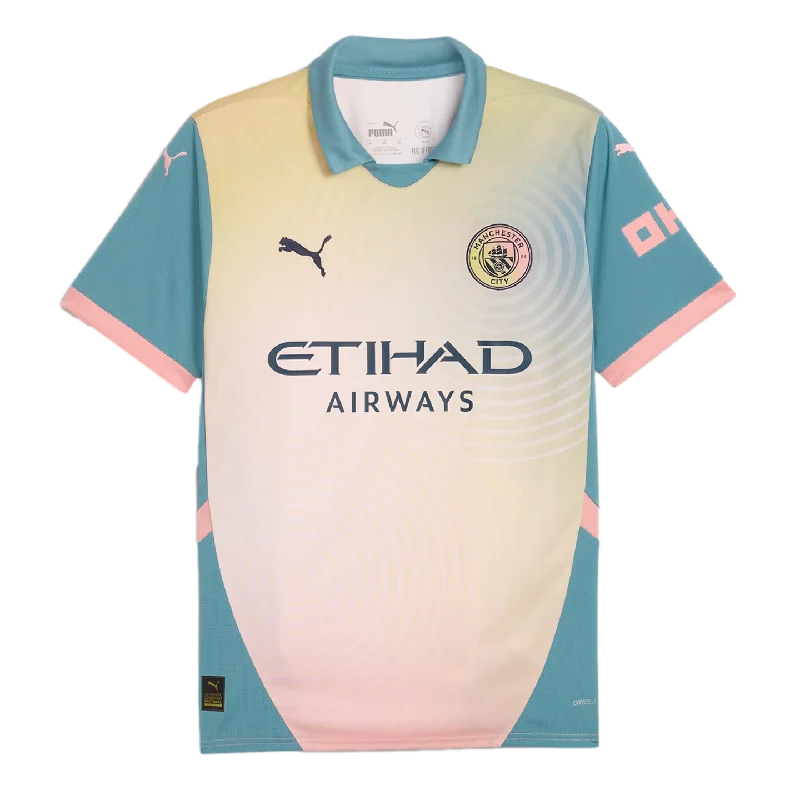 Football Jersey For Lightweight Layers-Manchester City 24/25 Fourth Jersey