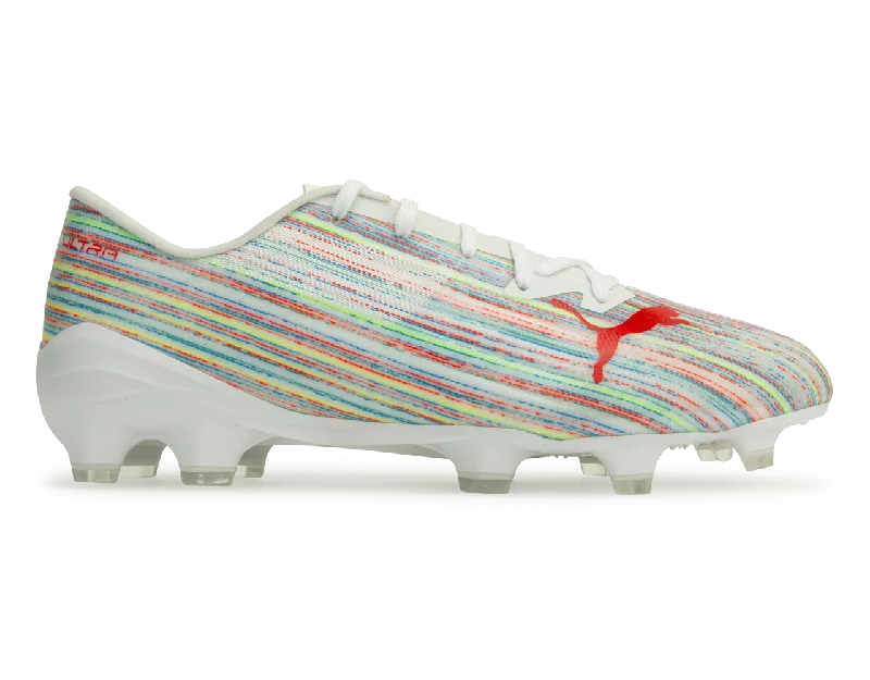 PUMA Men's Ultra 2.2 FG/AG White/Red