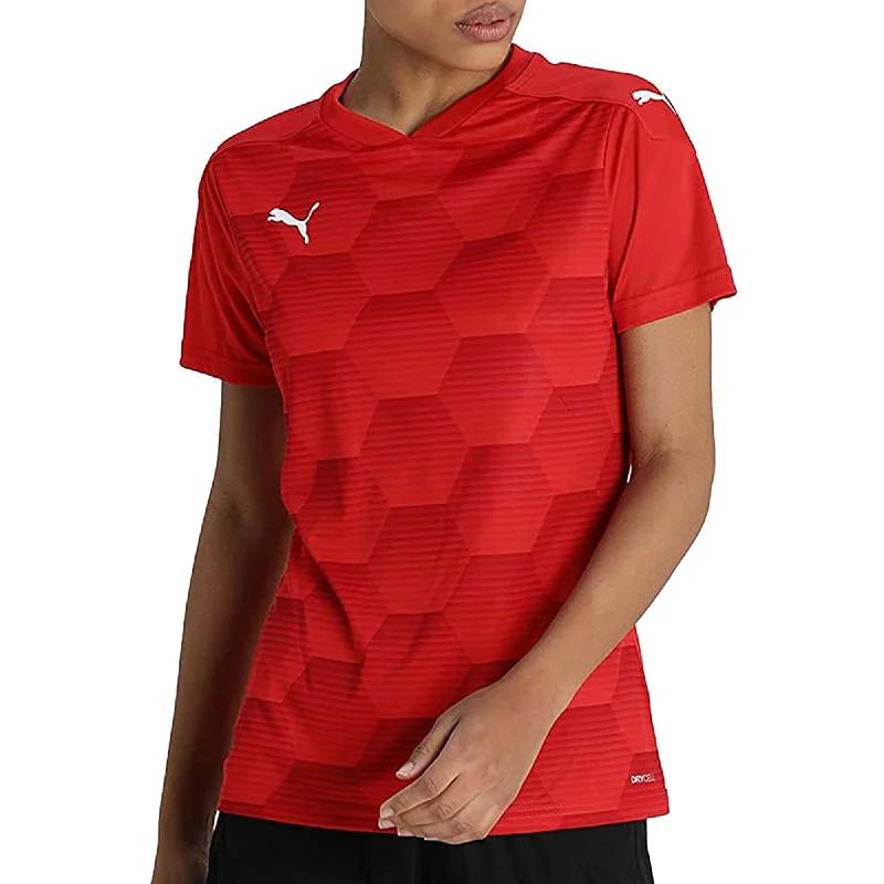 Football Jersey With Starter Status-PUMA Women's Team Final 2021 Graphic Jersey Rogue/Chili Pepper