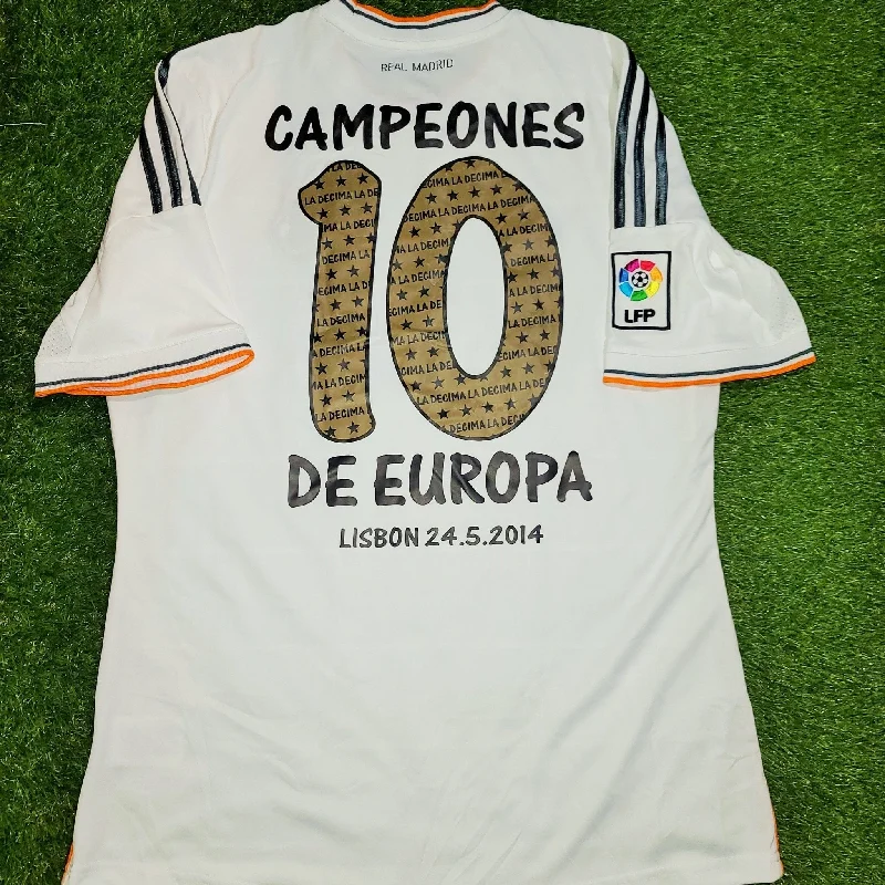 Football Jersey For Ethnic Pride-Real Madrid 2013 2014 UEFA CHAMPIONS CELEBRATORY Jersey Camiseta Shirt L SKU# Z29356