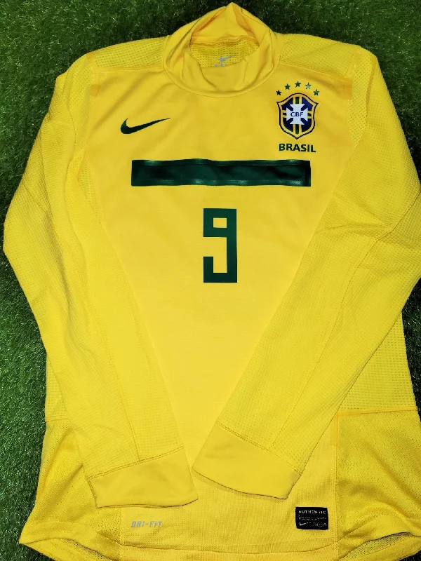 Football Jersey With Desert Vibes-Ronaldo Brazil MATCH ISSUED 2011 LAST MATCH FAREWELL Jersey Shirt L