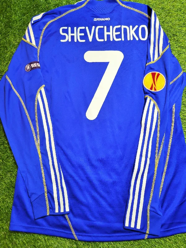 Football Jersey For Aspiring Players-Schevchenko Dynamo Kyiv Kiev 2009 2010 2011 EUROPA LEAGUE FORMOTION PLAYER ISSUE Away Jersey Shirt XL SKU# P49989