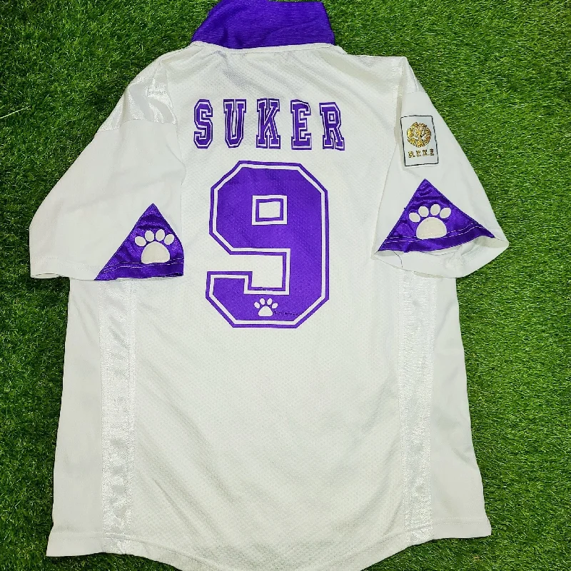 Football Jersey With Freshman Fit-Suker Real Madrid Kelme 1997 1998 PLAYER ISSUE Jersey Camiseta Shirt M