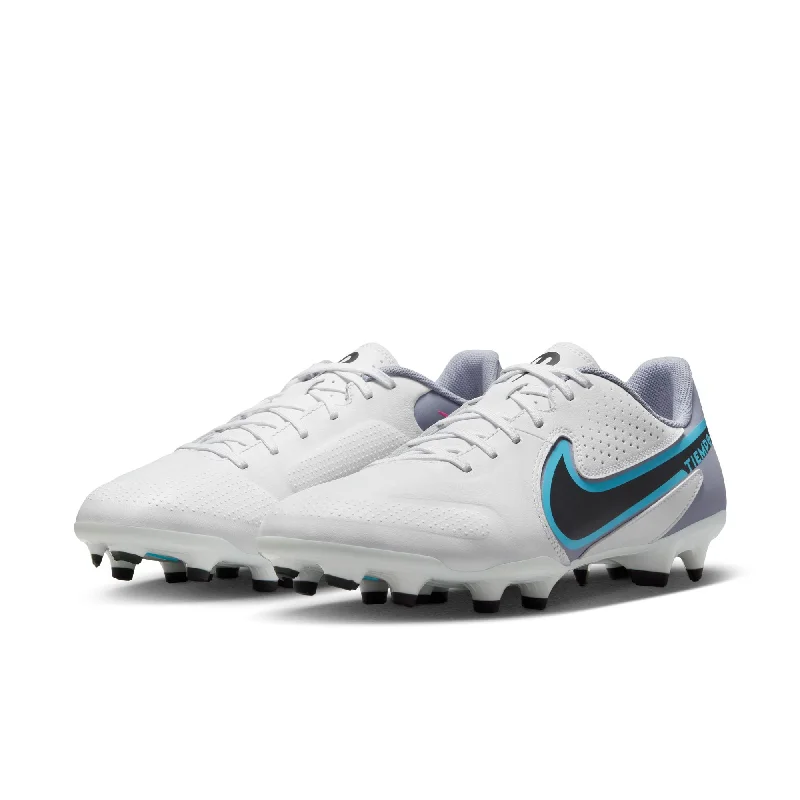 Football Jersey For Summer Camps-Tiempo Legend 9 Academy FG/MG [White/Baltic Blue]