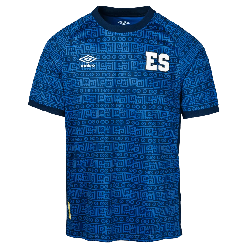 Football Jersey For Sweat Management-Umbro El Salvador 2023 Pre-Match Jersey