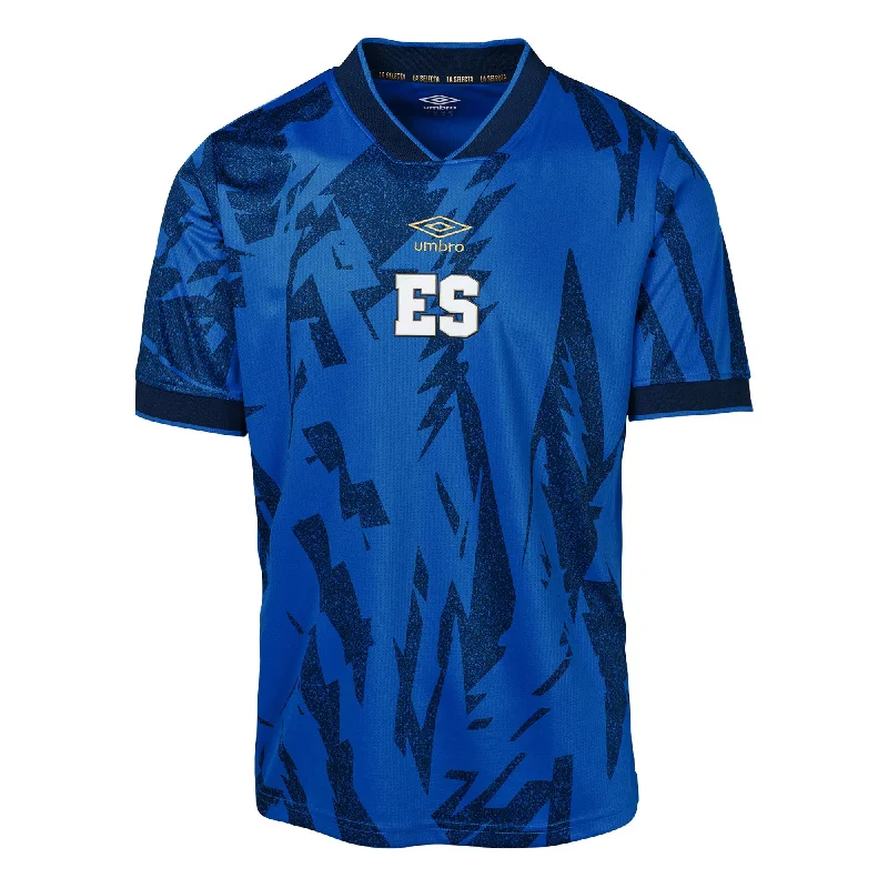 Football Jersey For Mascot Lovers-Umbro Men's El Salvador 2023/24 Home Jersey Blue/White