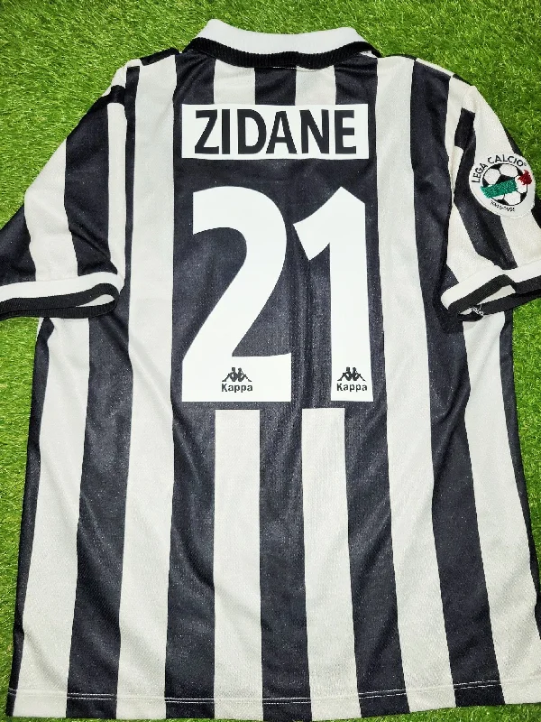 Football Jersey For Anniversary Designs-Zidane Juventus Kappa 1996 1997 DEBUT Soccer Jersey Shirt L